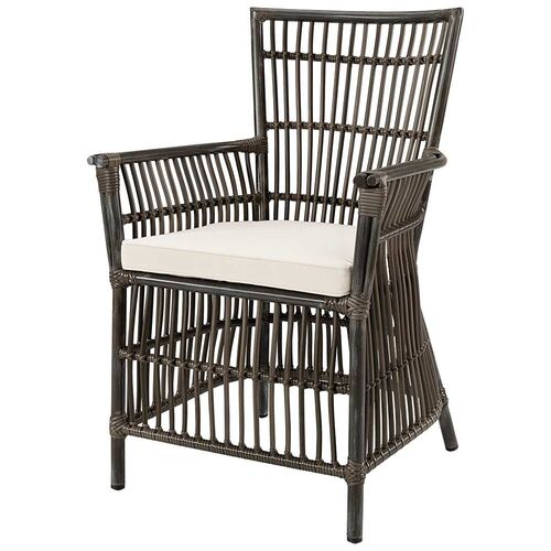 Karmstol Modest kunstrotting grå Artwood