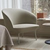 Oslo Lounge Chair Tube Base - Vidar 146 Grey