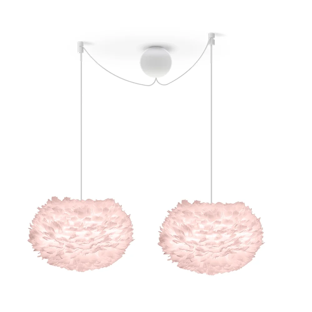 Eos Lampeskjerm Medium Ø45 cm Light Rose