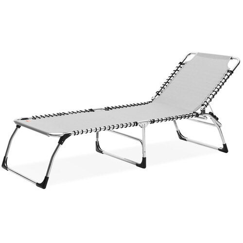 Casanova solseng white/grey aluminium/textilene 