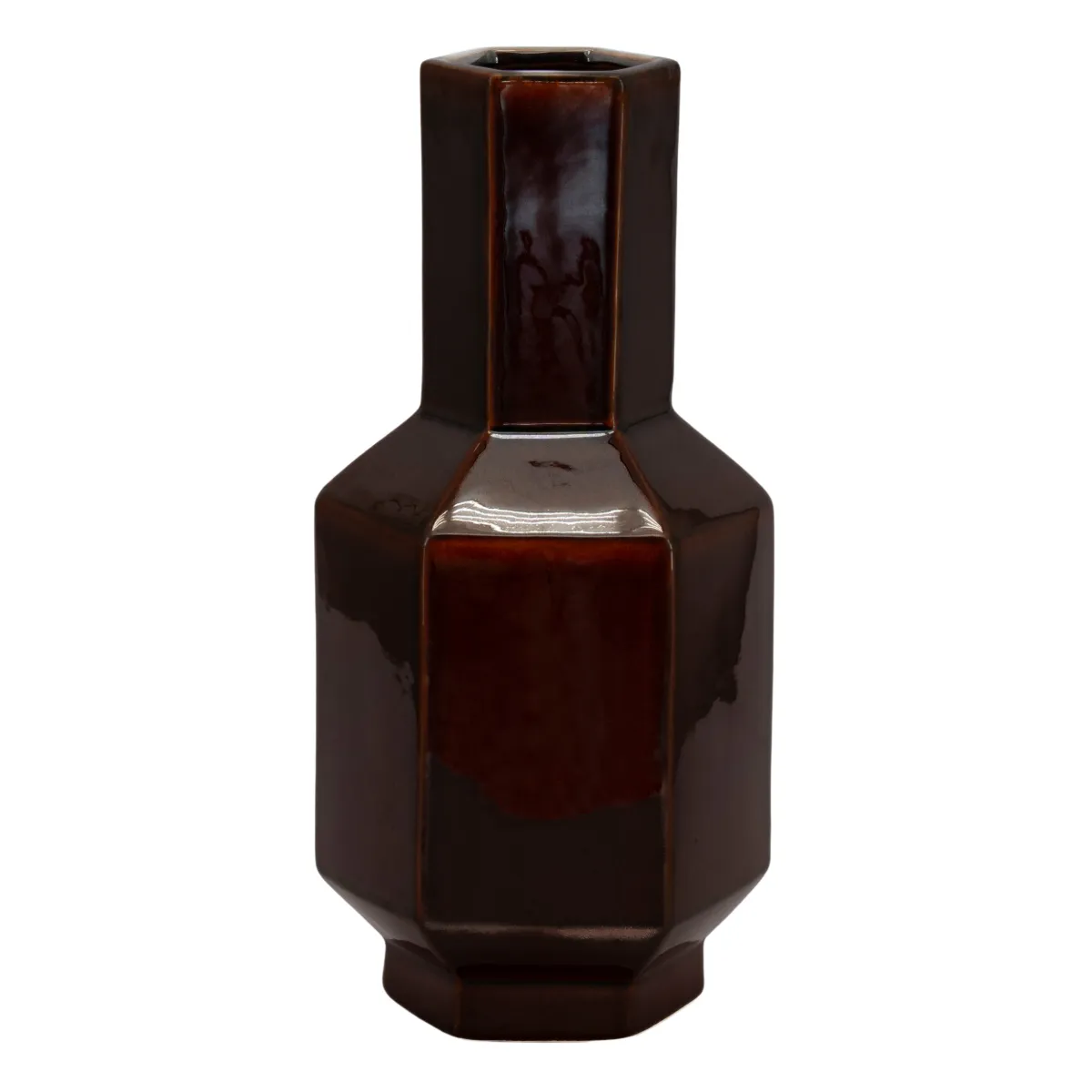 Axis small Vase 19x17x39 cm Leirtøy dark red
