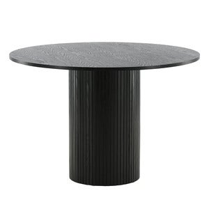 Bianca spisebord Ø110 svart