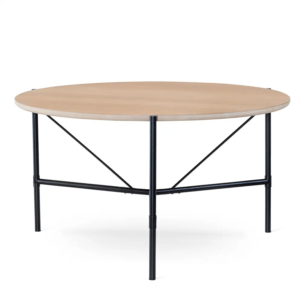 Ale spisebord 135 cm hvitoljet eik