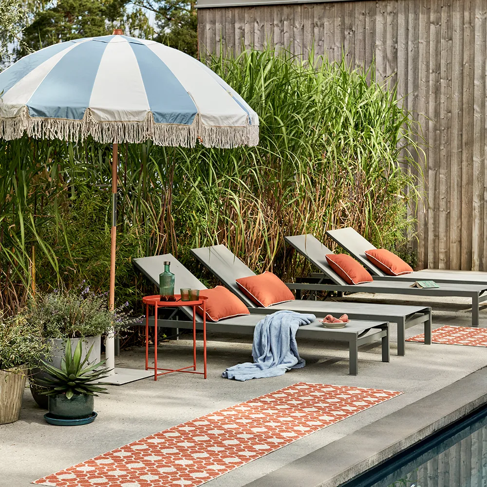 Anya teppe Pale Orange/Vanilla 70 x 300 cm