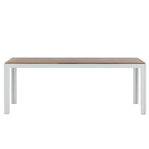 Bois spisebord 90x205 cm Hvit/Acacia