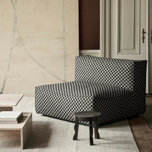 Catena Sofa Center S100 - Check - Sand/Black