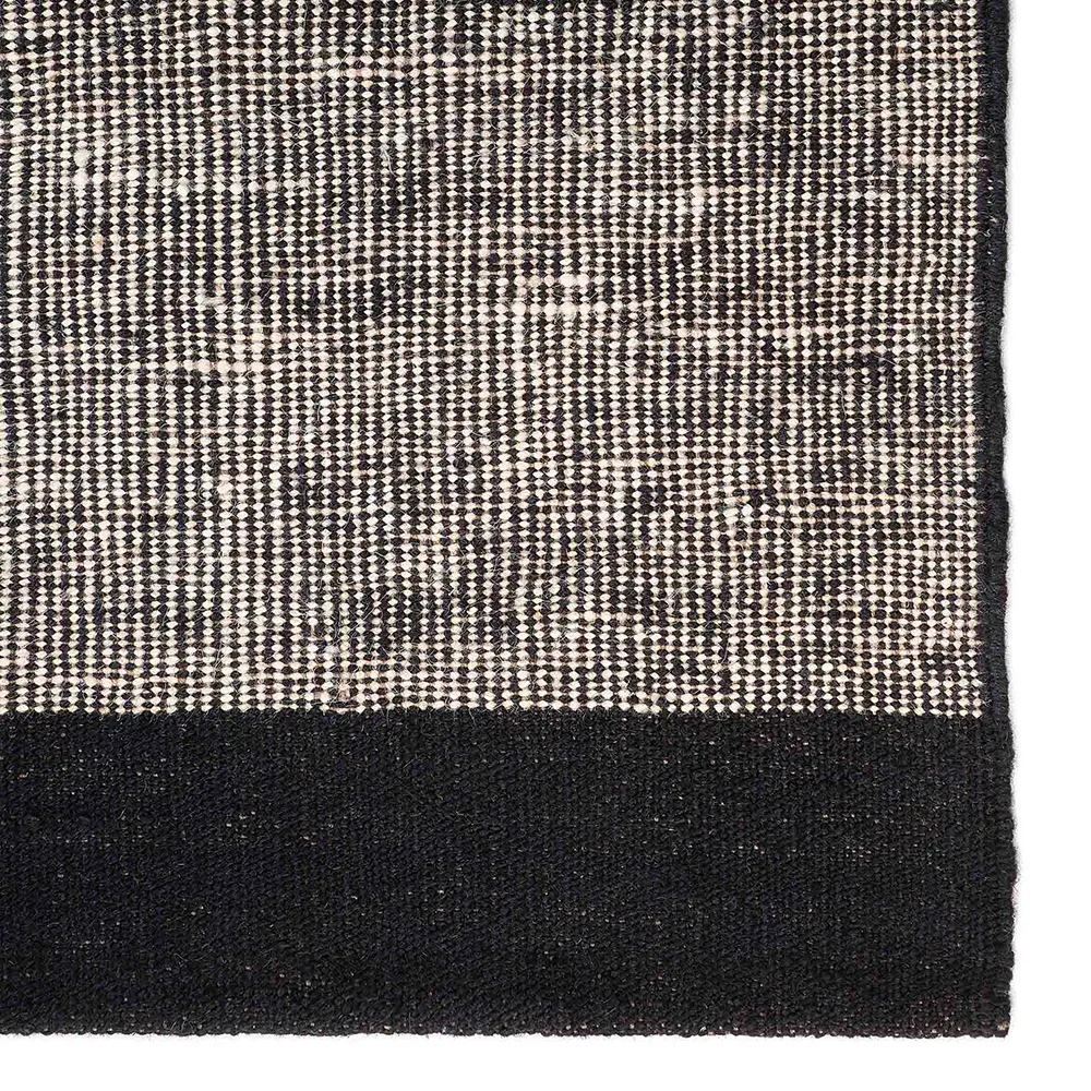 Dots kilim Teppe170x240 Black