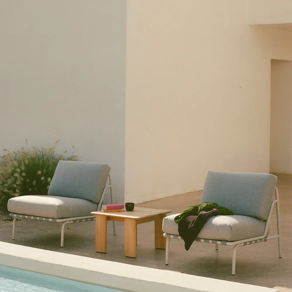 Lounge Lenestol Settle Ribbed Weave 2/Dark Green