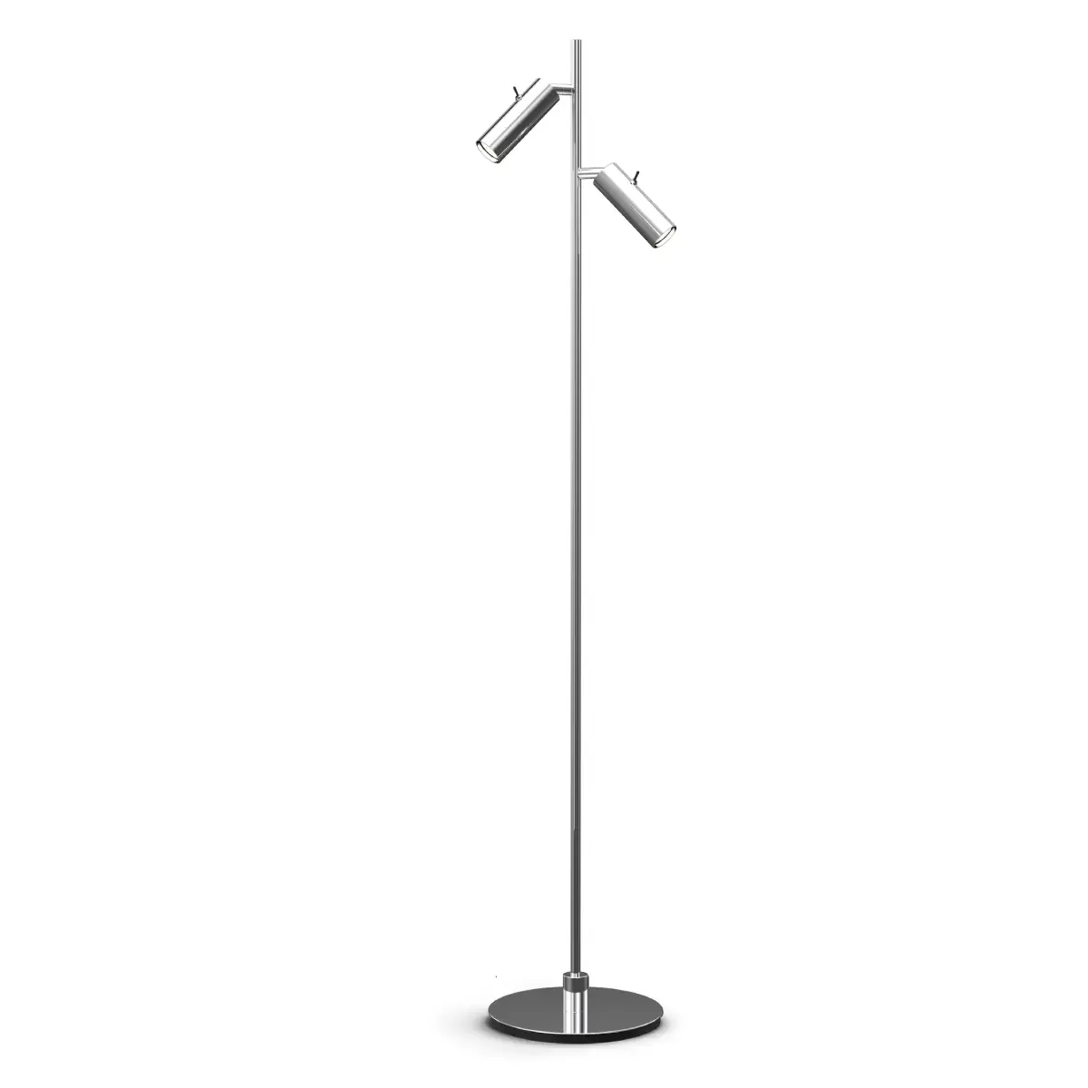 Gulvlampe Pipeline Ø19,9 x H132,6 cm Metall krom