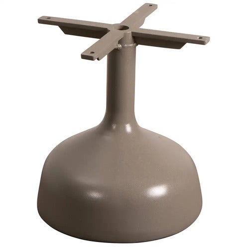Glaze sofabord understell stort, semi-glossy understell i taupe aluminium