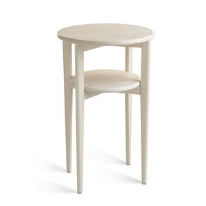 Mira Nattbord hvit oljet ask