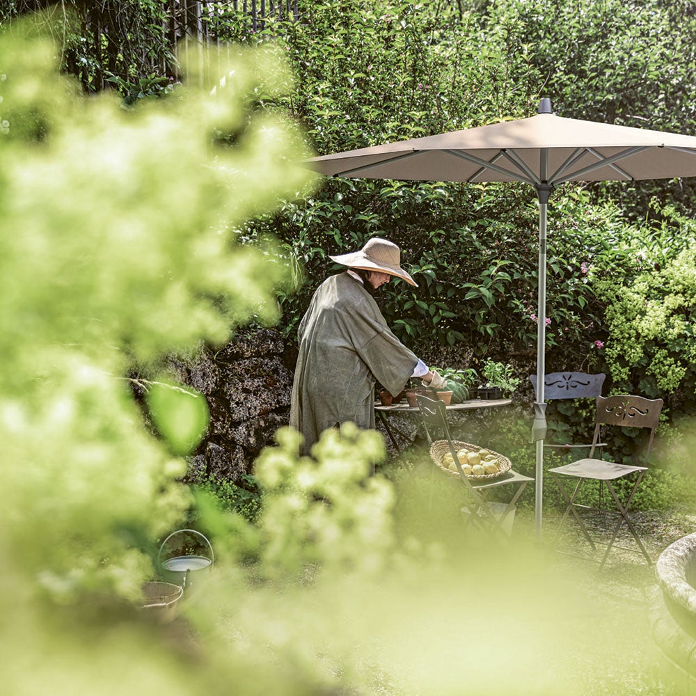 Alu-Twist parasoll 300 cm kat.5 523 Champagne