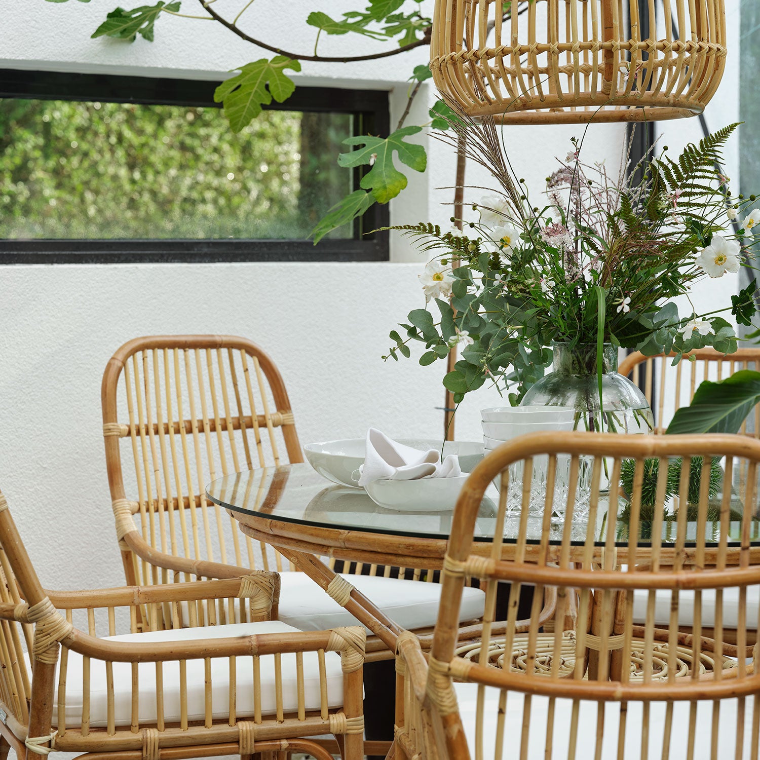 Vallda spisebord 120 cm natur Brafab