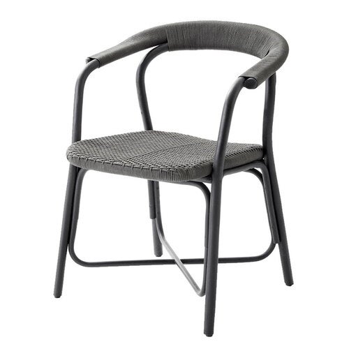 Noble lenestol i svart rotting