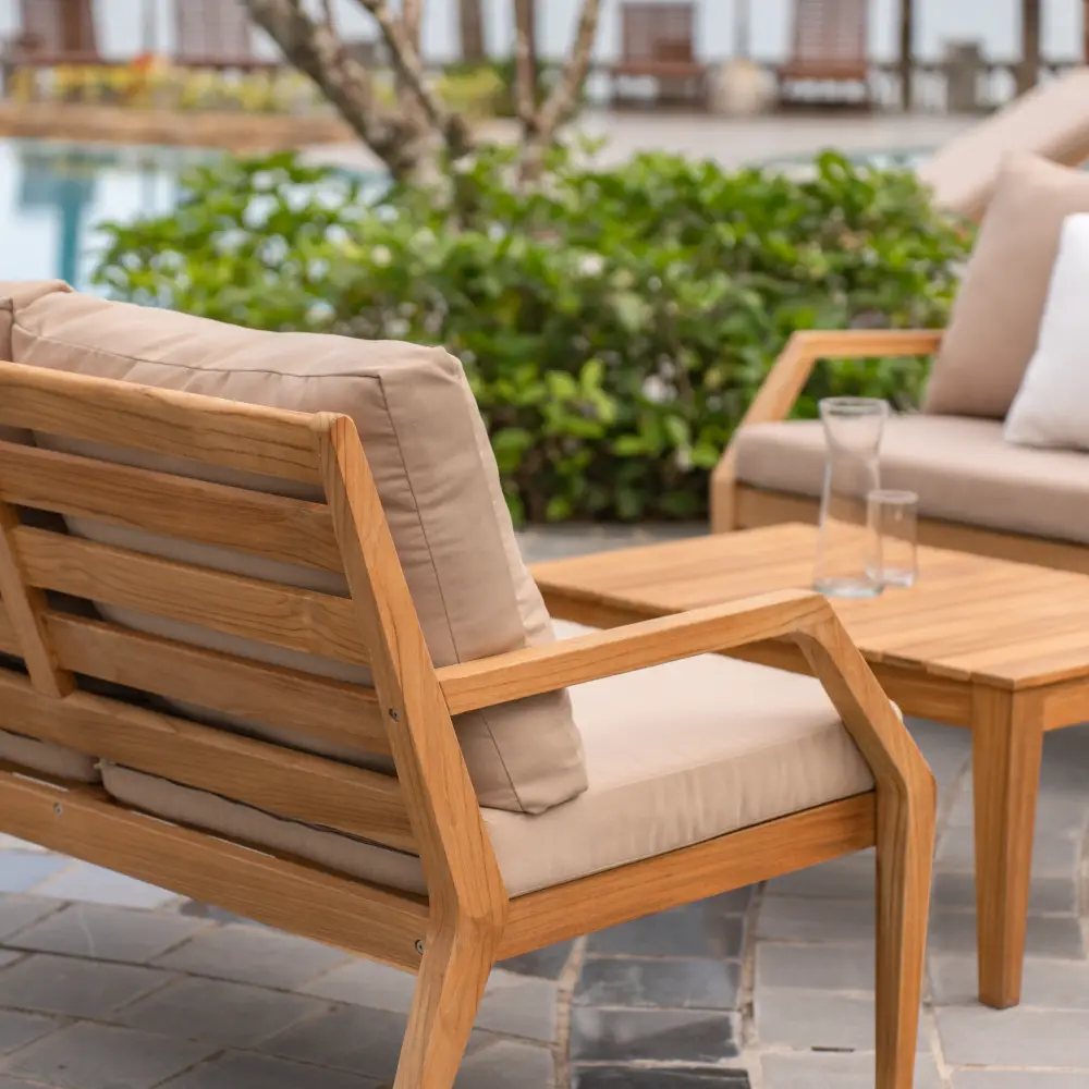 Gunnaröd 2-seter loungesofa inkl. puter hvit