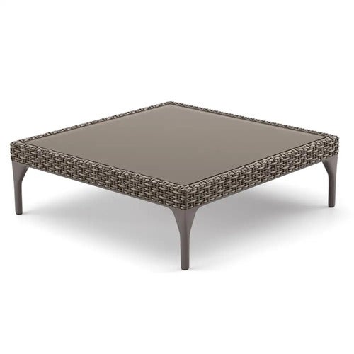 MU salongbord 90x90 glass vulcano