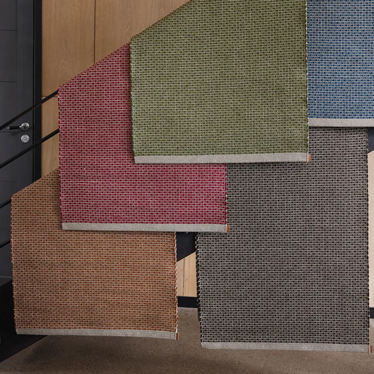 Vaskbar Plastmatte NILS Dark Brown 70x120 cm