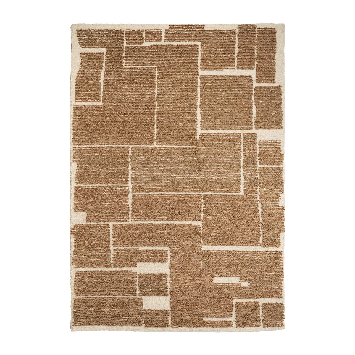 Håndvevd ullteppe Intarsio 190x290 cm