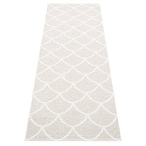 Kotte matte 70x225 cm fossil grey / white 