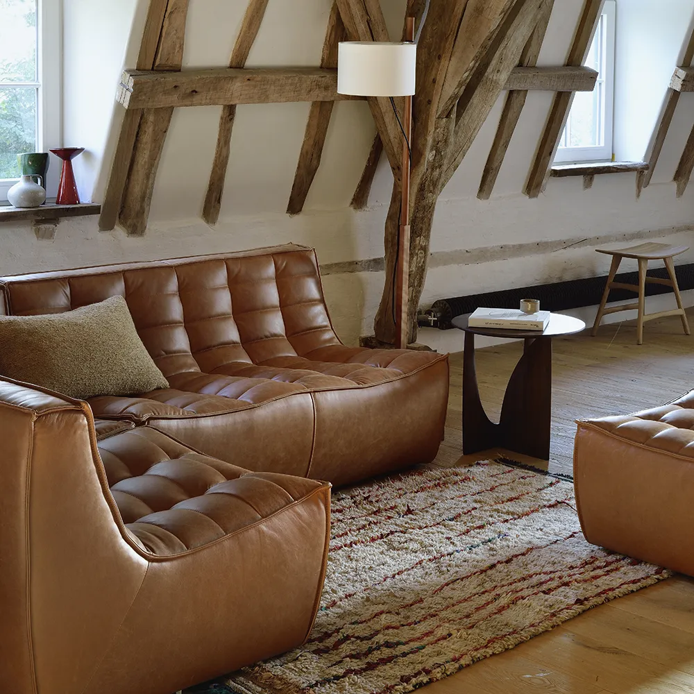 N701 2-seters sofa Leather