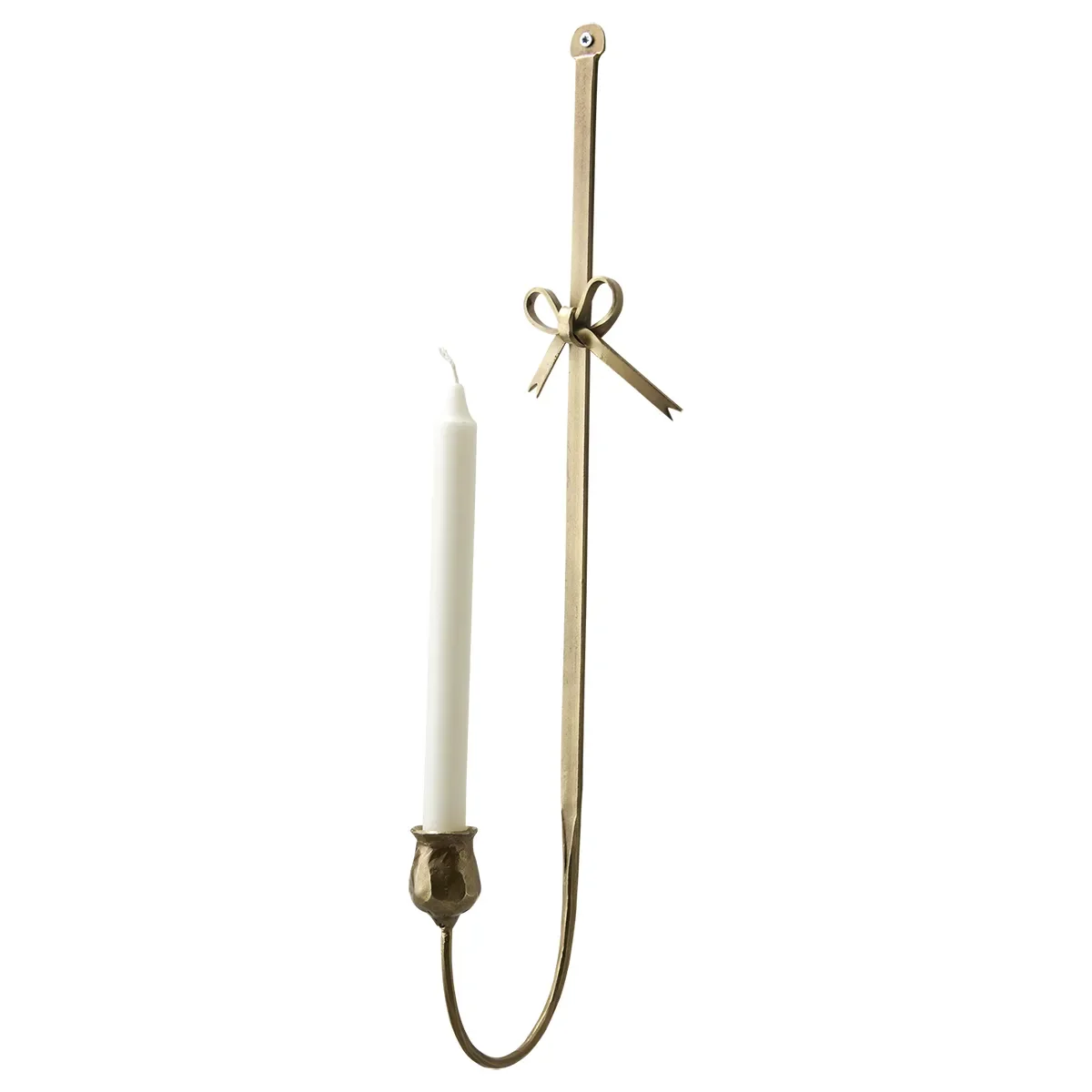 Vegglysestake Francis L Brass H57 cm
