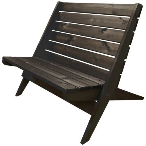 Double Granny Stol furu svartoljet