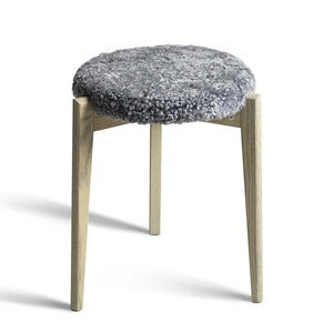 Vinz krakk grå oljet ask/safeskinn lysegrå