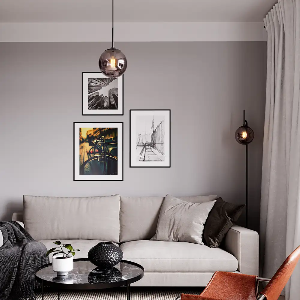 Boyle Gulvlampe Grå 