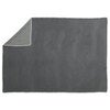 Blanket matte 140x200 cm ylva dark grey / charcoal 