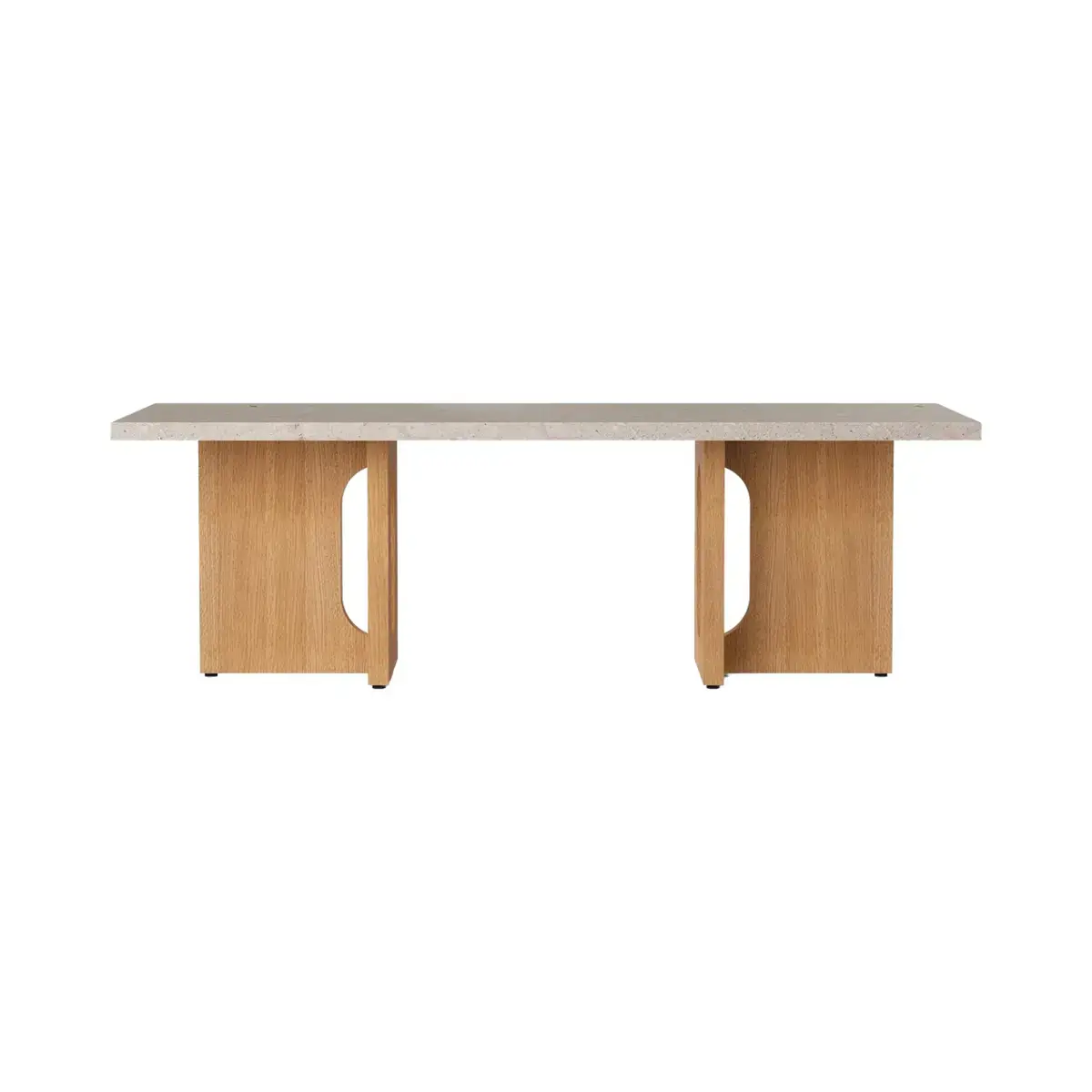 Audo CPH, Androgyne salongbord eik/stein Kunis breccia