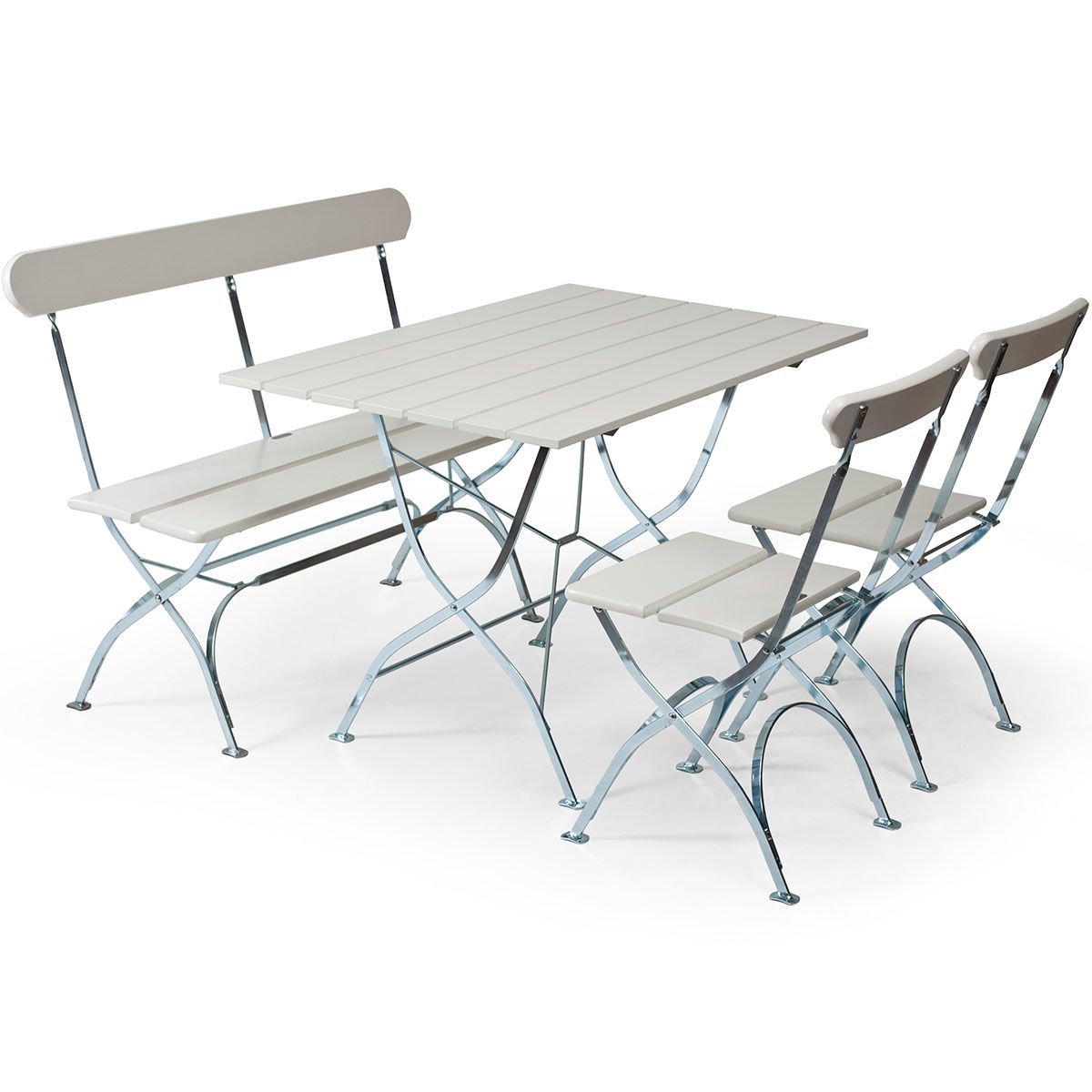 Brewery Group Bord, sofa og 2 stoler Hvit