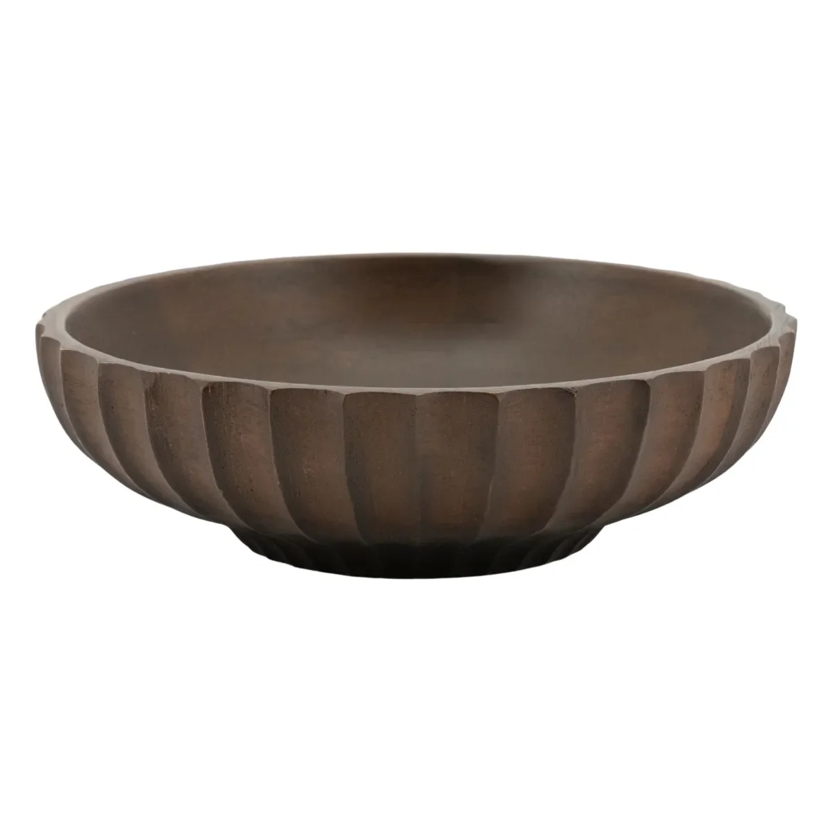 Yori small Skål 19x19x6 cm Mangotre dark brown