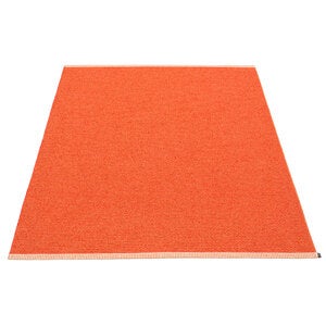 Mono matte 140x200 cm pale orange / coral red 