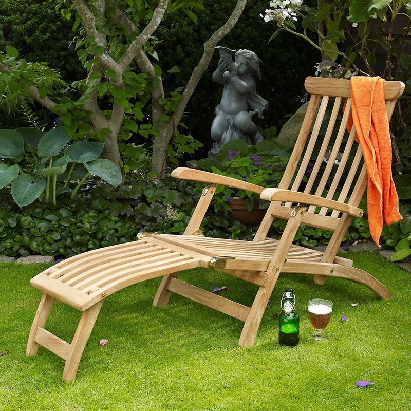 Jackson dekkstol natur teak Brafab