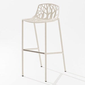 Forest barkrakk 78 cm med lav rygg White