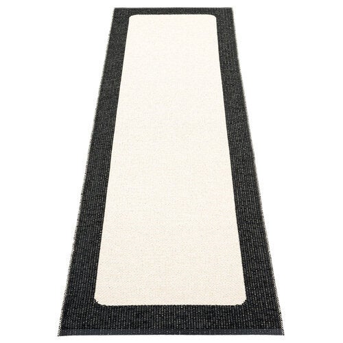 Ilda matte 70x240 cm black / vanilla 