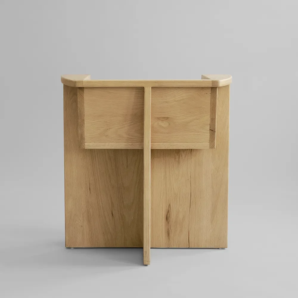 Brutus spisestol - naturlig eik