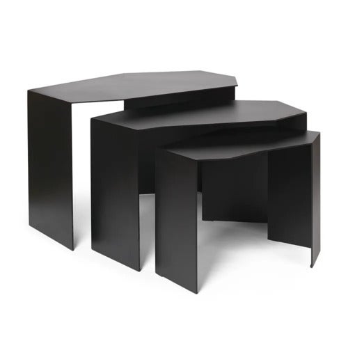 Shard Cluster Tables - Set of 3 - Black