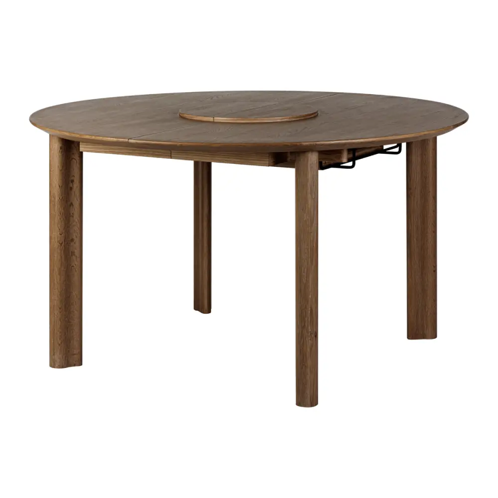 Comfort Circle Spisebord med uttrekk Dark Oak