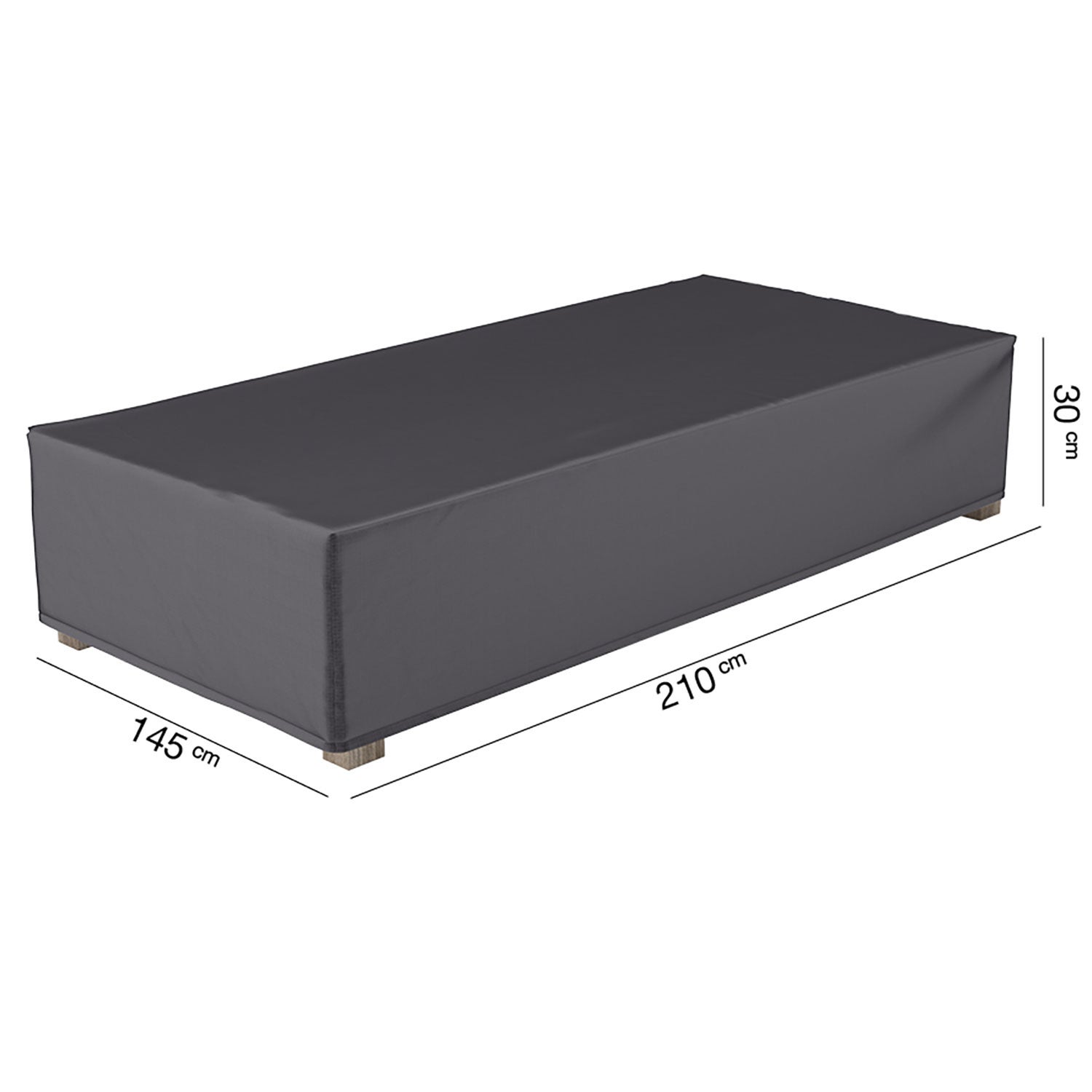 Platinum Aerocover, Møbeltrekk til solseng 145 x 210 cm