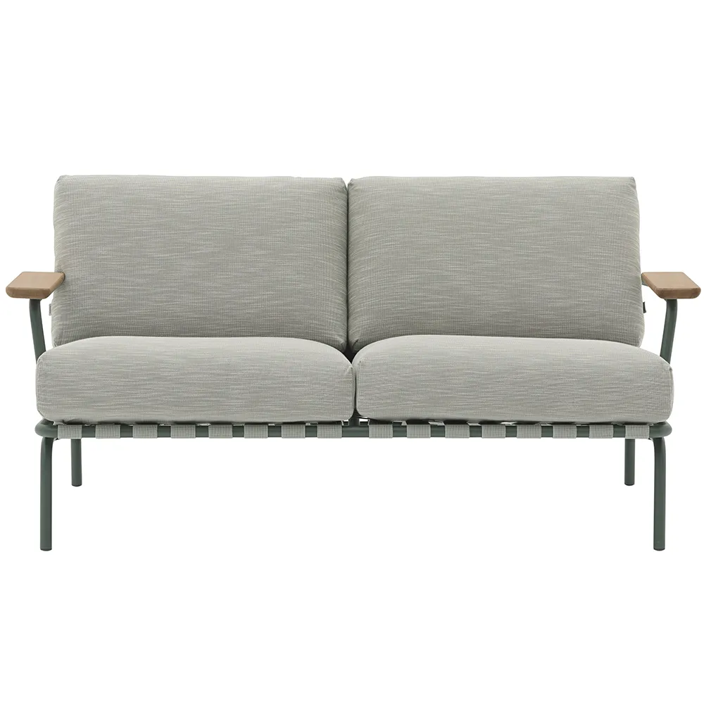 Settle 2-seters sofa Ribbed Weave 2/Dark Green 