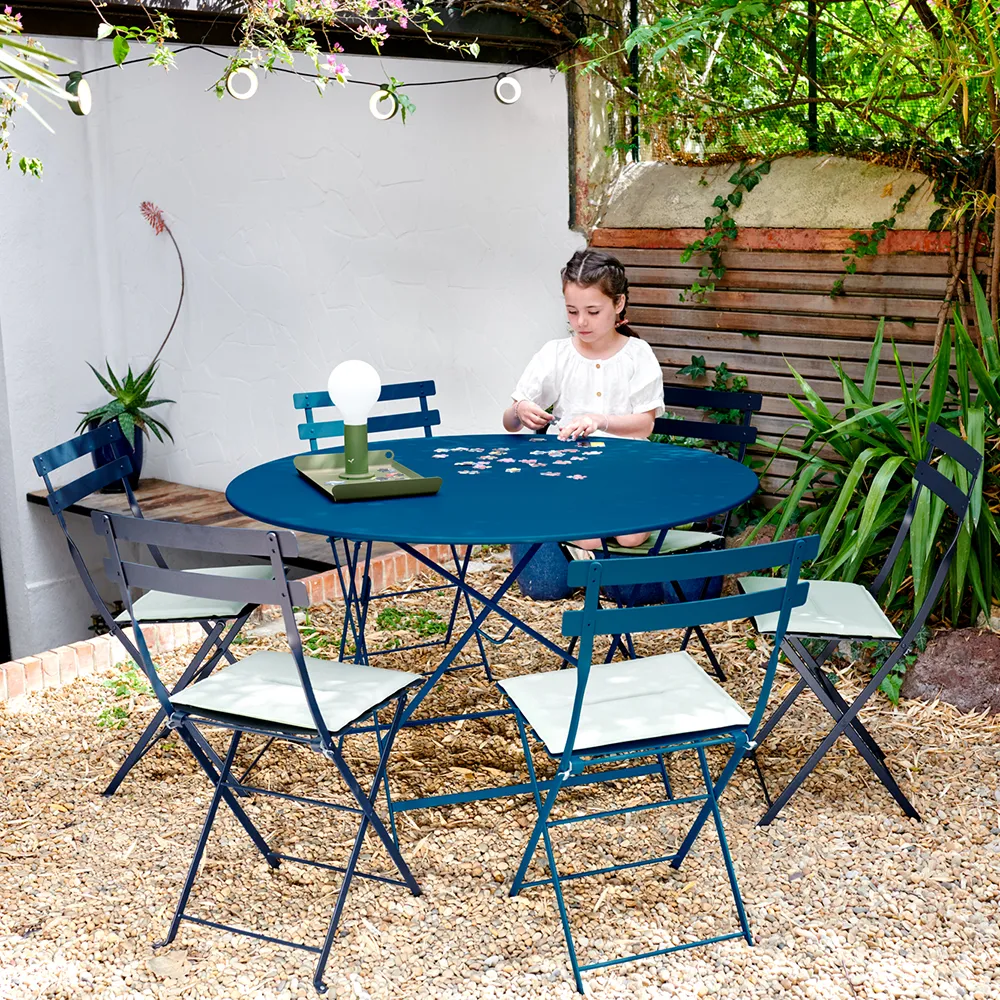 Bistro bord 117 cm Acapulco blue