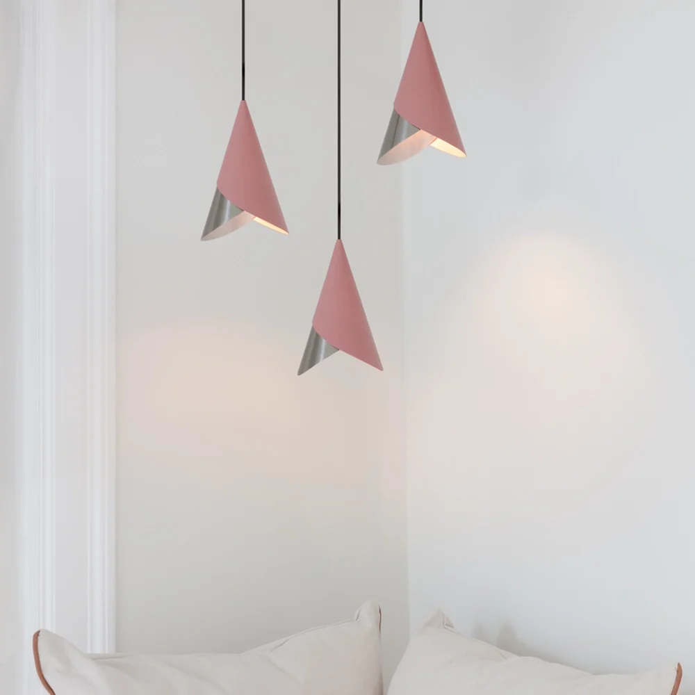 Cornet Lampeskjerm Nuance Rose/Steel