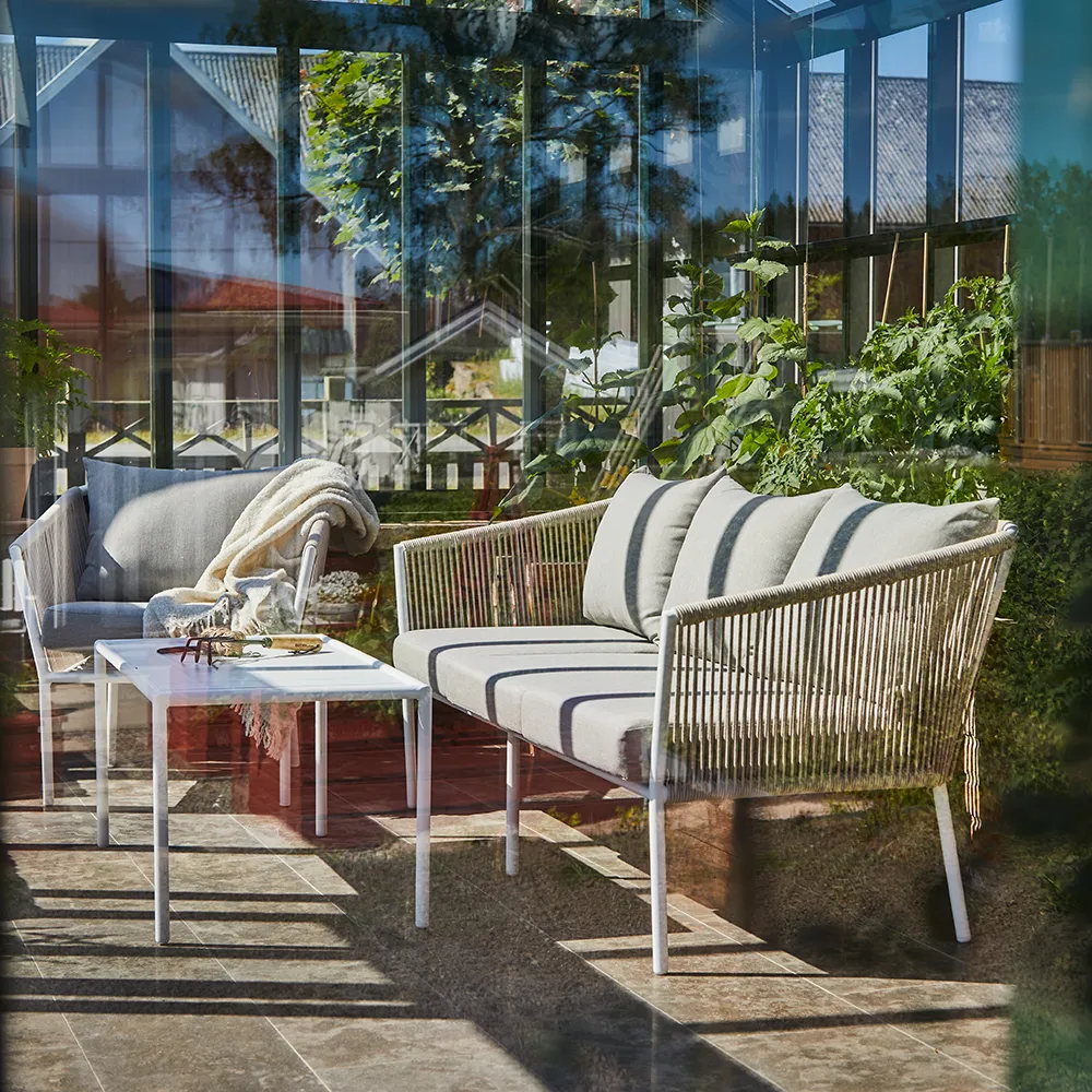 Lersund Sofa Hvit/Beige