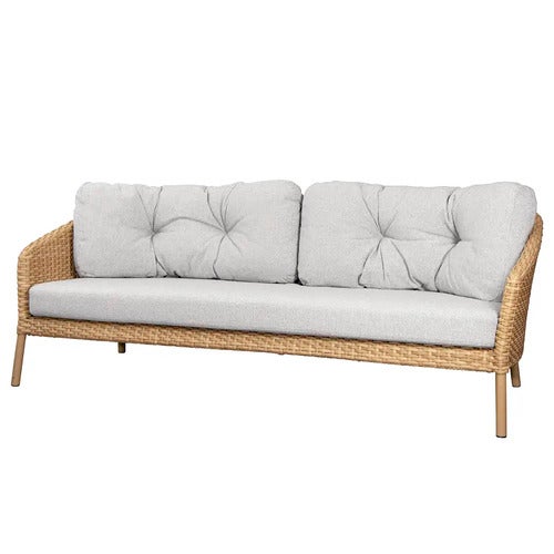 Ocean putetrekk, light brown, til 3-seters sofa