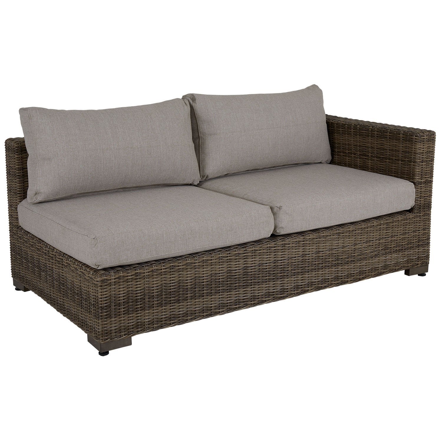 Ninja avslutningsdeler H+V rustikk kunstrotting inkl. vannavstøtende puter Brafab