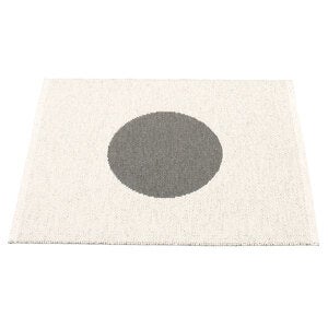 Vera matte 70x90 cm small one charcoal / vanilla 