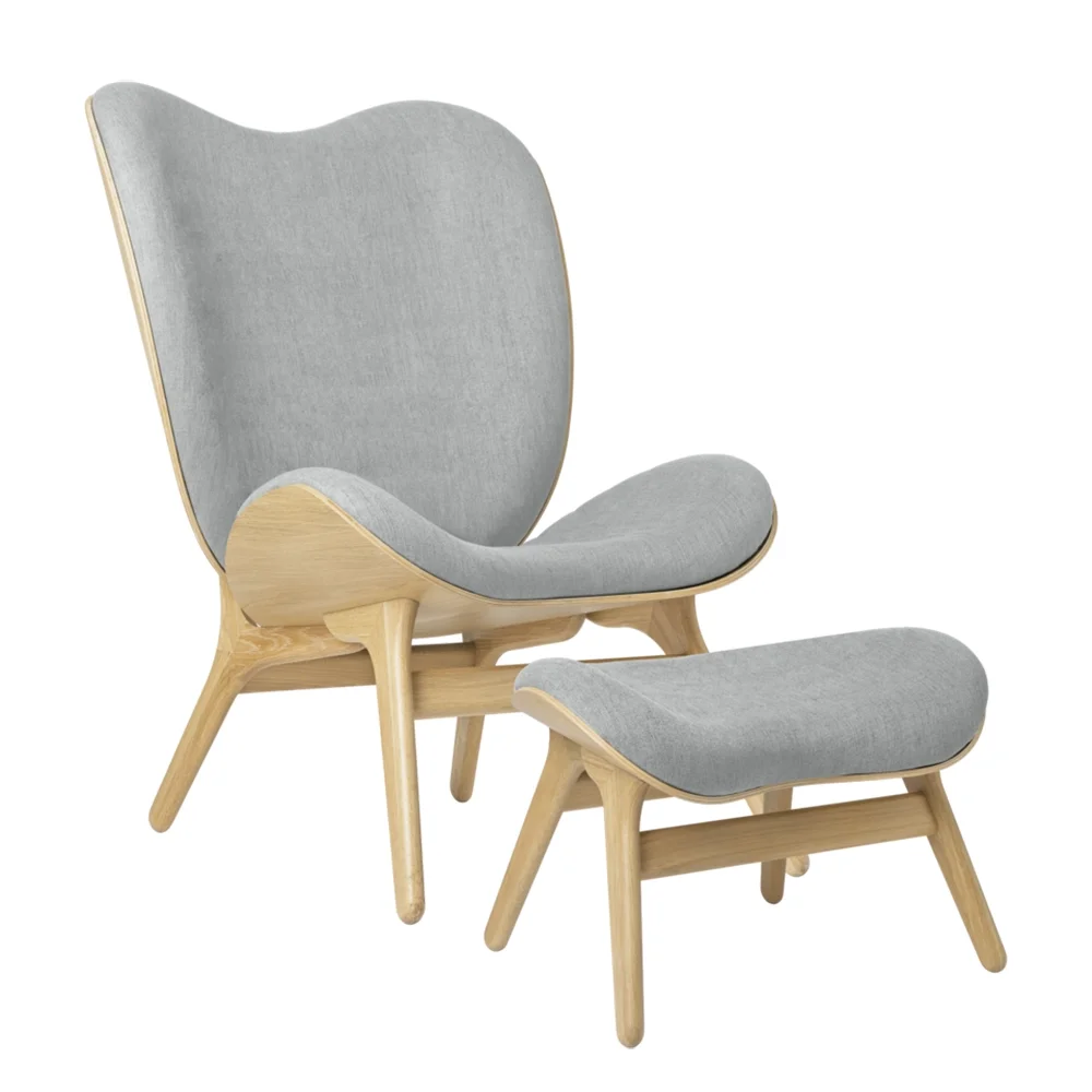 A Conversation Piece Ottoman Fotskammel Oak/Sterling