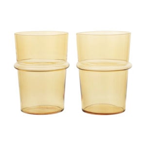 Boya Drikkeglass 2-pak - Yellow
