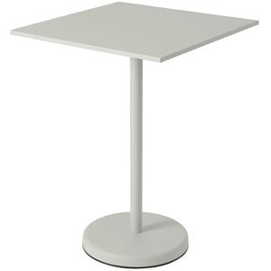 Linear Steel Barbord 70x70 h: 95 cm Grey 